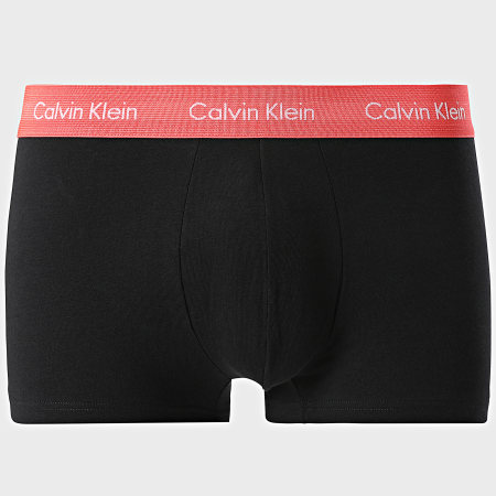 Calvin Klein - Pack de 5 Boxers NB2734A Negro Rojo Verde Azul