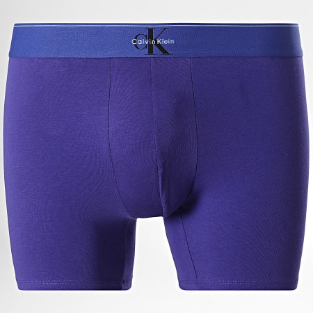 Calvin Klein - Lot De 3 Boxers NB4473 Noir Bleu Clair Violet