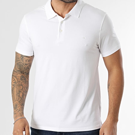 Calvin Klein - Polo Manches Courtes LF200 Blanc