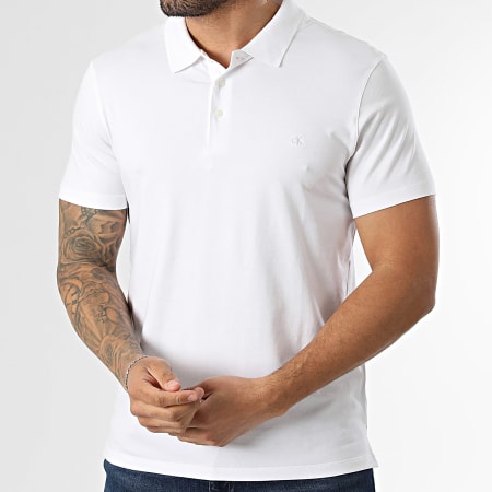 Calvin Klein - Polo Manches Courtes LF200 Blanc