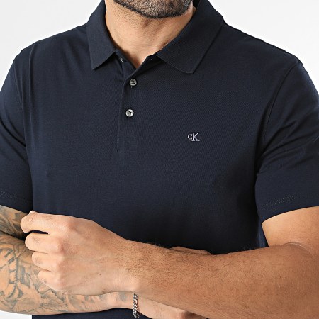 Calvin Klein - Polo Manches Courtes LF200 Bleu Marine