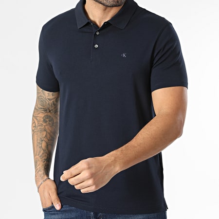 Calvin Klein - Polo Manches Courtes LF200 Bleu Marine