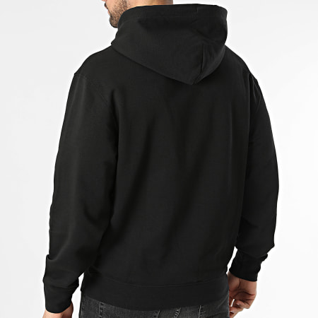 Calvin Klein - Sweat Capuche 350 Terry LF242 Noir Argenté