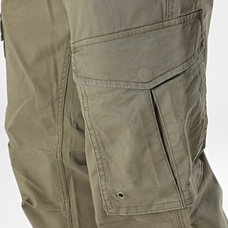 Jack And Jones - Pantalon Cargo Relaxed Fit Kane Noah Vert Kaki