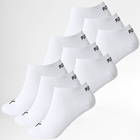 Puma - Pack van 9 Paar Sokken 701235837 Wit