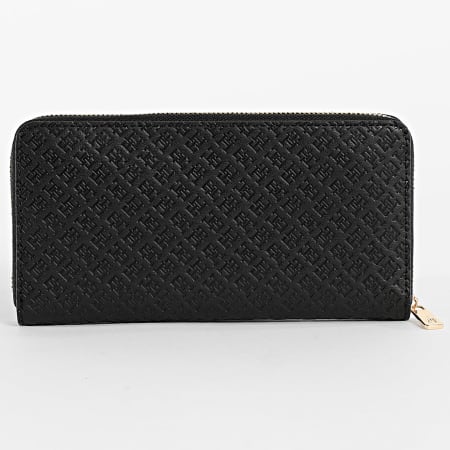 Tommy Hilfiger - Portefeuille Femme Icon Large 8482 Noir