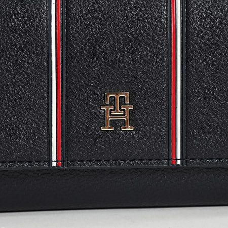Tommy Hilfiger - Portefeuille Femme Icon Large Flap 8656 Bleu Marine