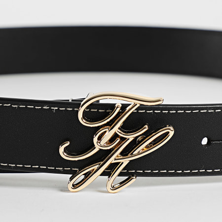 Tommy Hilfiger - Cinturón Mujer Script 3.0 8568 Negro