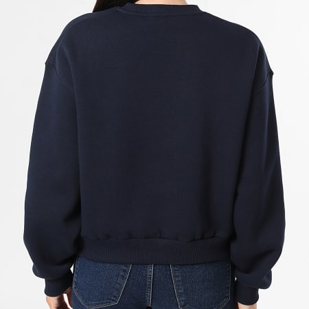 Tommy Hilfiger - Sweat Crewneck Femme Corp Logo 7831 Bleu Marine