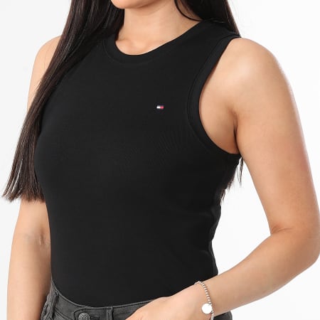 Tommy Hilfiger - Débardeur Slim Femme Cody 7806 Noir