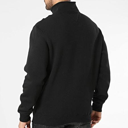 Tommy Jeans - Sweat Col Montant Zippée Regular Fit 0339 Noir