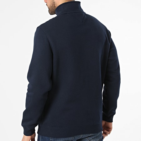 Tommy Jeans - Sweat Col Montant Zippée Regular Fit 0339 Bleu Marine