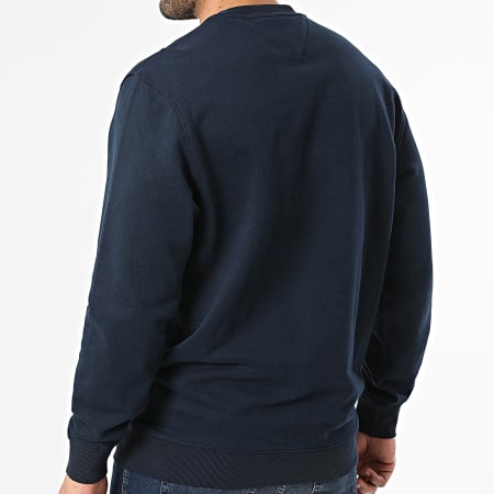 Tommy Jeans - Sweat Crewneck Regular Fit Sign Stripe 3019 Bleu Marine