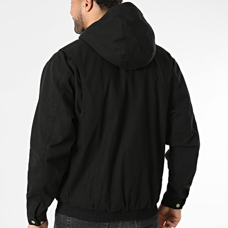 Tommy Jeans - Veste Capuche Zippée Herringbone 2847 Noir