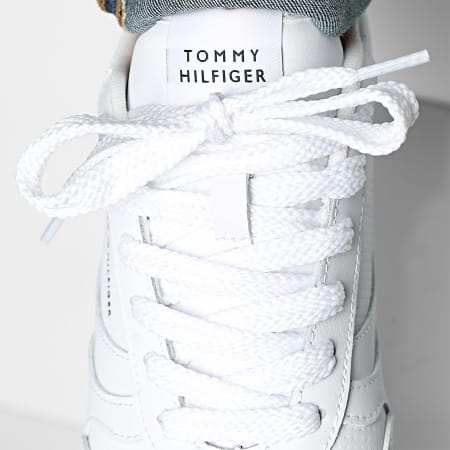 Tommy Hilfiger - Baskets Lopro Cup Leather 5677 White