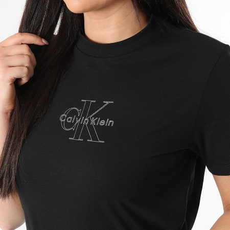Calvin Klein - Tee Shirt Femme 7C912 Noir