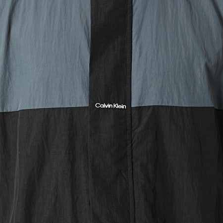 Calvin Klein - Veste Zippée Colorblock MS6J402 Noir Gris Anthracite