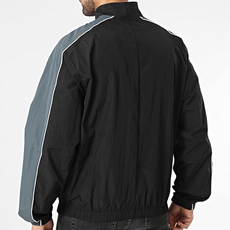 Calvin Klein - Veste Zippée Colorblock MS6J402 Noir Gris Anthracite