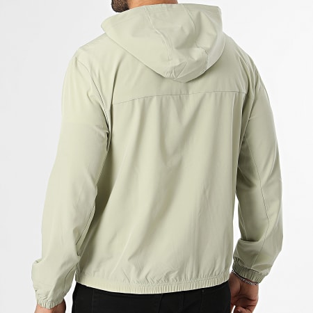 Calvin Klein - Coupe-Vent Capuche Zippé MS6J400 Vert Clair