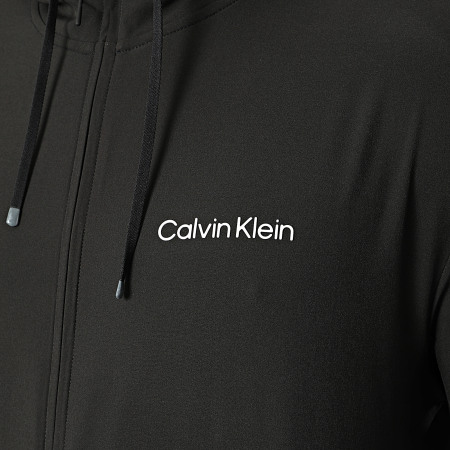 Calvin Klein - Coupe-Vent Capuche Zippé MS6J400 Noir