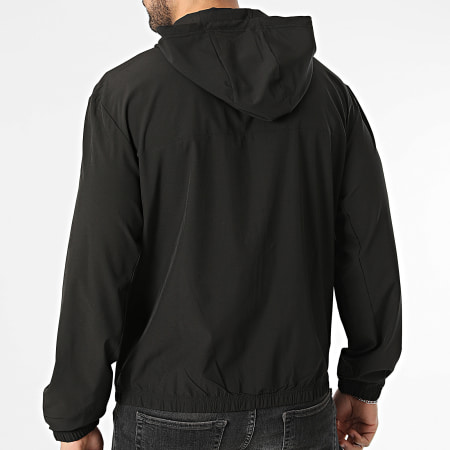Calvin Klein - Coupe-Vent Capuche Zippé MS6J400 Noir