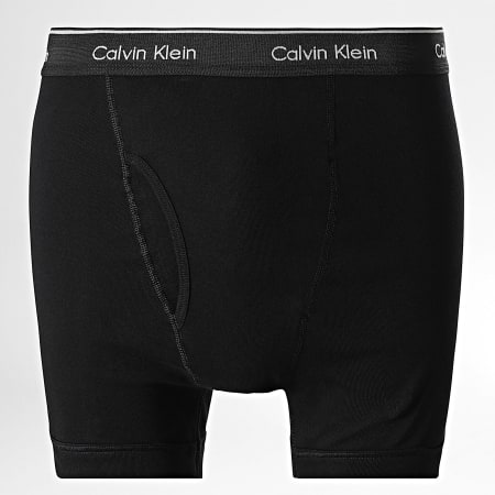 Calvin Klein - Lot De 3 Boxers NB4003 Noir Bleu Clair Rouge