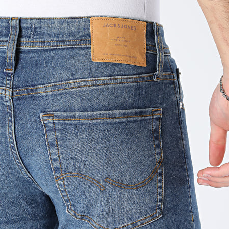 Jack And Jones - Lot De 2 Jeans Slim Glenn Original Noir Bleu Denim