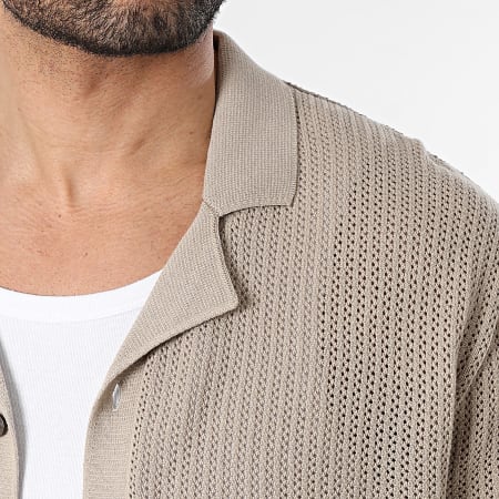 Chemise Jack & Jones Manches Courtes Grise - Taille L - Occasion Très Bon état