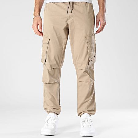 Jack And Jones - Pantalon Cargo Relaxed Fit Kane Noah Beige