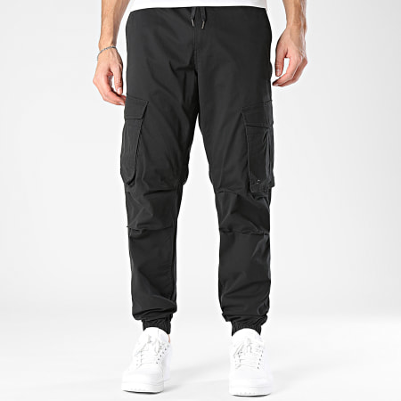 Jack And Jones - Pantalon Cargo Relaxed Fit Kane Noah Noir