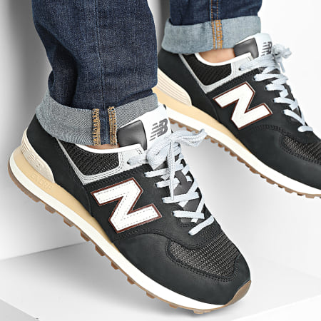 New Balance - Sapatilhas 574 U5748SB Preto Osso Castanho