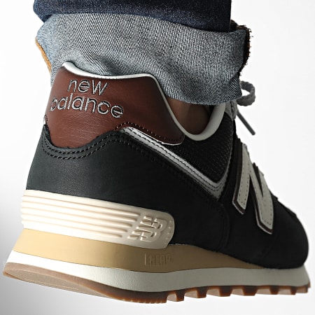 New Balance - Sapatilhas 574 U5748SB Preto Osso Castanho