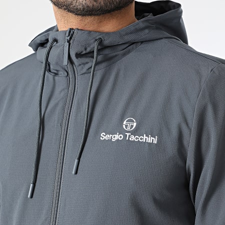 Sergio Tacchini - Ensemble De Survetement Carson Ripstop 41510 41371 Gris Anthracite