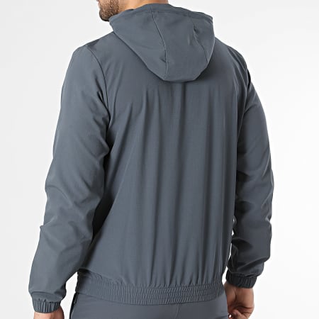 Sergio Tacchini - Ensemble De Survetement Carson Ripstop 41510 41371 Gris Anthracite