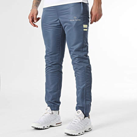 Sergio Tacchini - Ensemble Tee Shirt Et Jogging Prave Termoli 40845 41559 Gris Blanc Jaune