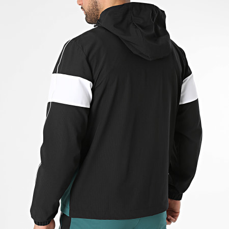 Sergio Tacchini - Ensemble De Survêtement Caspio 41432 41433 Vert Noir Blanc