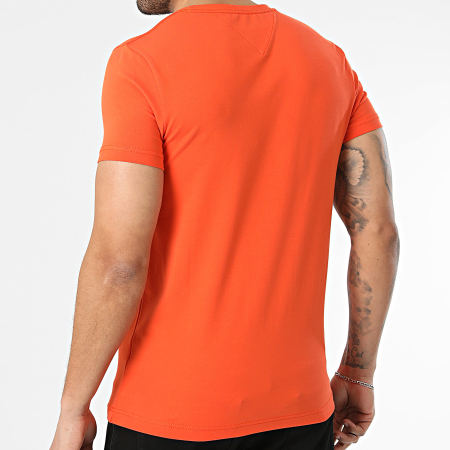 Tommy Hilfiger - Tee Shirt Slim Stretch 0800 Orange