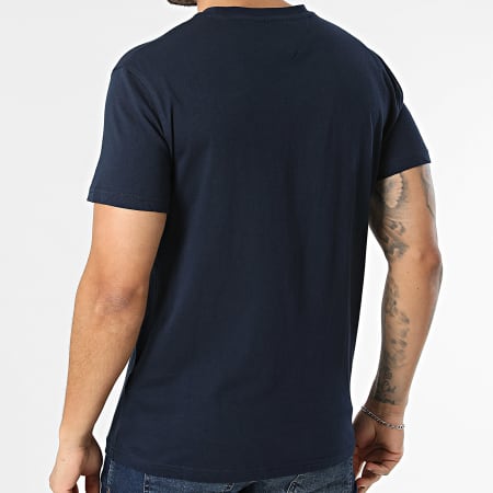 Tommy Jeans - Tee Shirt Regular Fit Small Flag 2504 Bleu Marine