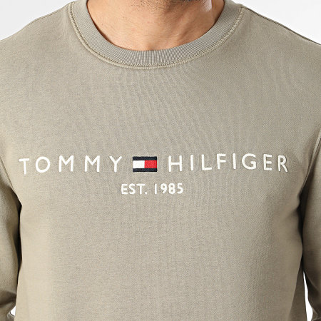 Tommy Hilfiger - Sweat Crewneck Tommy Logo 1596 Beige Foncé