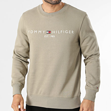 Tommy Hilfiger - Sweat Crewneck Tommy Logo 1596 Beige Foncé