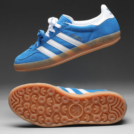 Adidas Originals - Baskets Gazelle Indoor JI2061 Blue Bird Footwear White Gum 2 X Superlaced