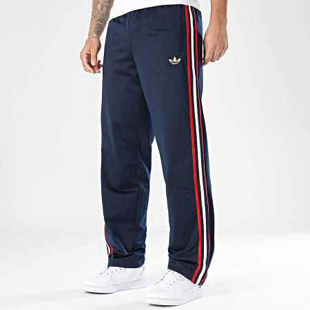 Adidas Originals - Pantalon Jogging A Bandes Firebird TP KD3830 Bleu Marine Rouge Blanc