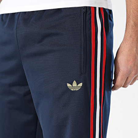 Adidas Originals - Pantalon Jogging A Bandes Firebird TP KD3830 Bleu Marine Rouge Blanc