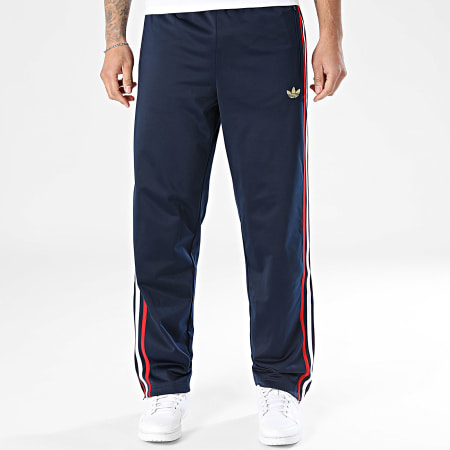 Adidas Originals - Pantalon Jogging A Bandes Firebird TP KD3830 Bleu Marine Rouge Blanc