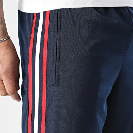 Adidas Originals - Pantalon Jogging A Bandes Firebird TP KD3830 Bleu Marine Rouge Blanc