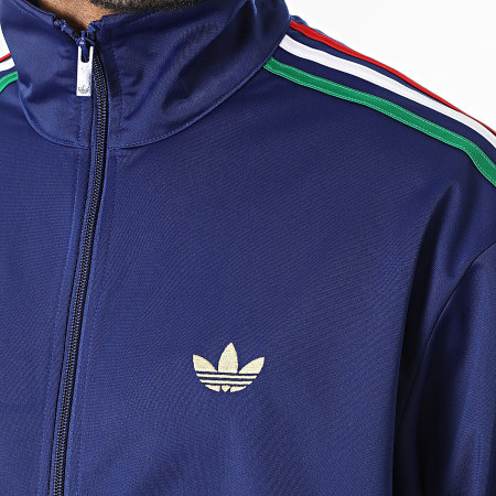 Adidas Originals - Veste Zippée A Bandes Firebird KD3846 Bleu Marine