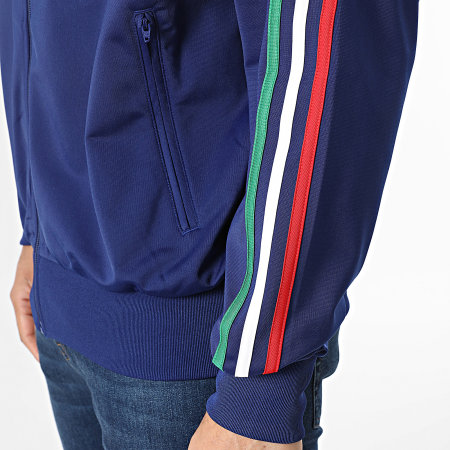 Adidas Originals - Veste Zippée A Bandes Firebird KD3846 Bleu Marine