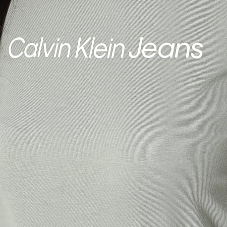Calvin Klein - Tee Shirt Femme 7C912 Vert Kaki
