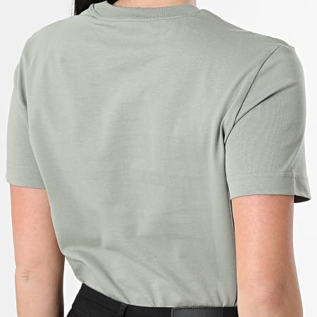 Calvin Klein - Tee Shirt Femme 7C912 Vert Kaki