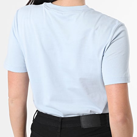 Calvin Klein - Camiseta Mujer 7C912 Azul Claro